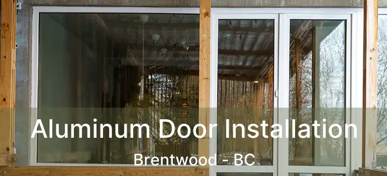  Aluminum Door Installation Brentwood - BC