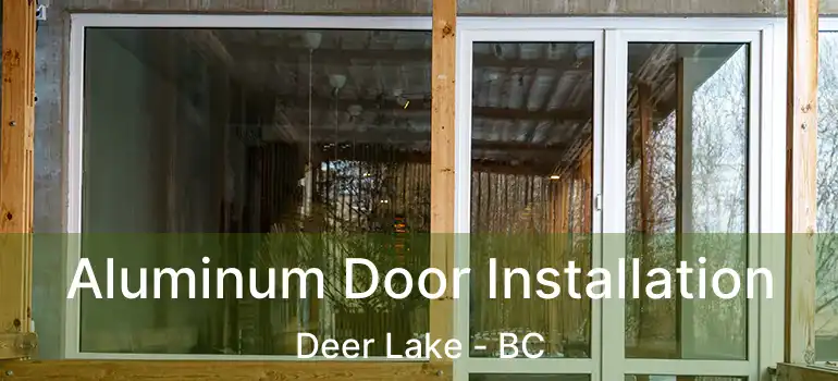  Aluminum Door Installation Deer Lake - BC