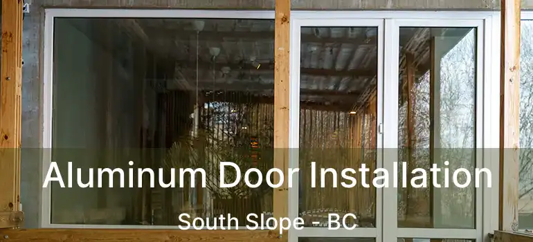  Aluminum Door Installation South Slope - BC
