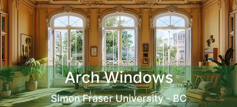  Arch Windows Simon Fraser University - BC