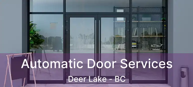  Automatic Door Services Deer Lake - BC