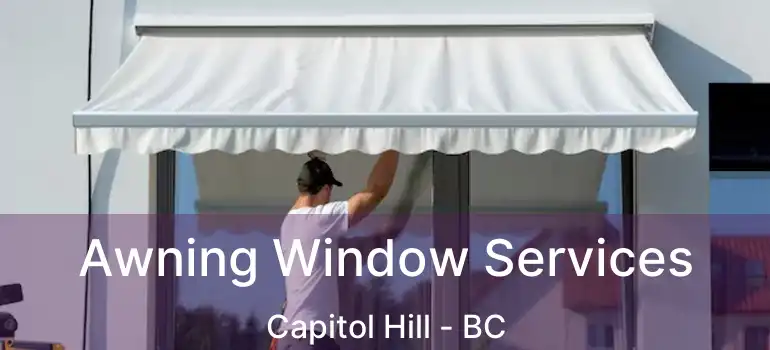  Awning Window Services Capitol Hill - BC