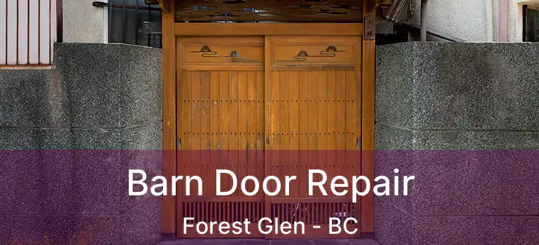  Barn Door Repair Forest Glen - BC