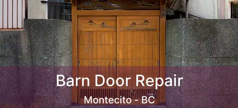  Barn Door Repair Montecito - BC