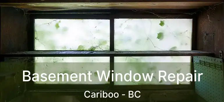  Basement Window Repair Cariboo - BC