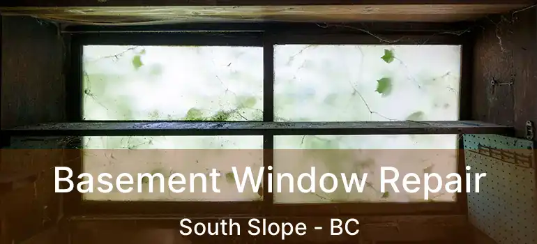  Basement Window Repair South Slope - BC
