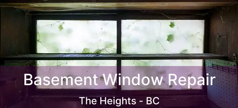  Basement Window Repair The Heights - BC