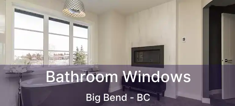  Bathroom Windows Big Bend - BC