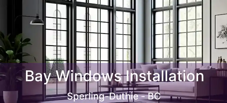  Bay Windows Installation Sperling-Duthie - BC