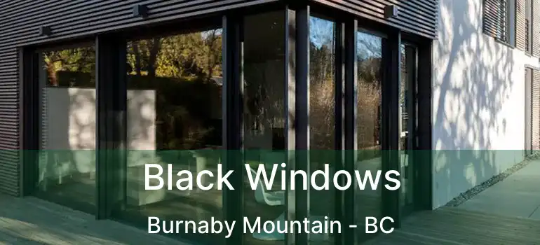  Black Windows Burnaby Mountain - BC