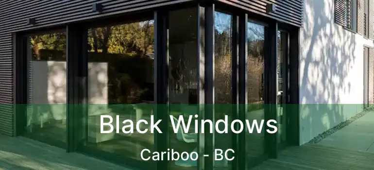 Black Windows Cariboo - BC