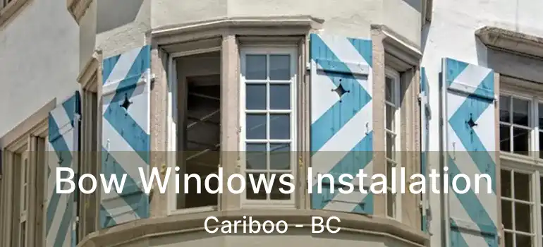  Bow Windows Installation Cariboo - BC