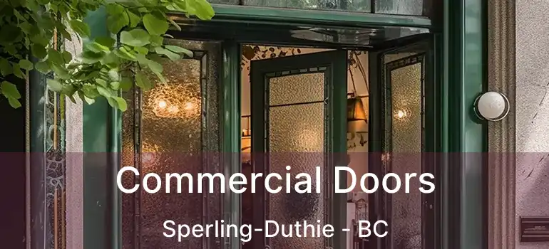  Commercial Doors Sperling-Duthie - BC