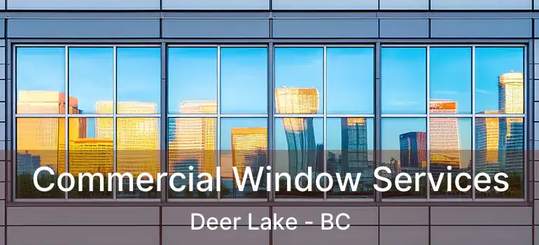  Commercial Window Services Deer Lake - BC