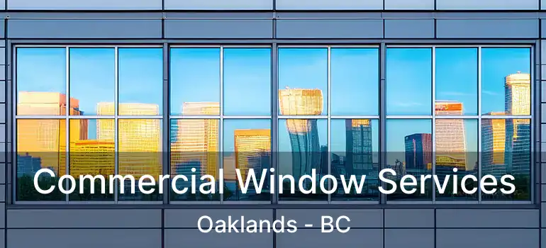 Commercial Window Services Oaklands - BC