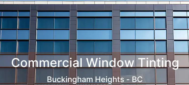  Commercial Window Tinting Buckingham Heights - BC