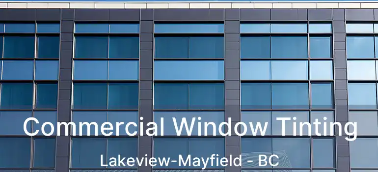  Commercial Window Tinting Lakeview-Mayfield - BC
