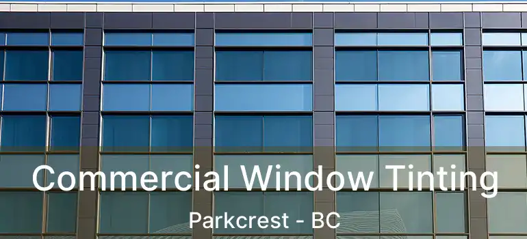  Commercial Window Tinting Parkcrest - BC