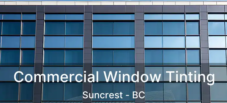  Commercial Window Tinting Suncrest - BC