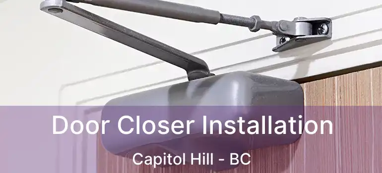  Door Closer Installation Capitol Hill - BC