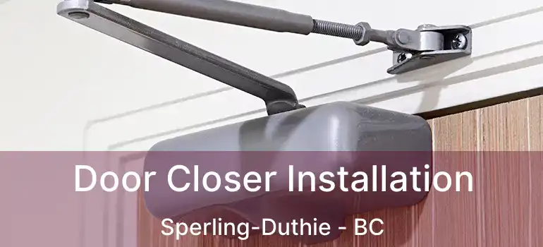 Door Closer Installation Sperling-Duthie - BC