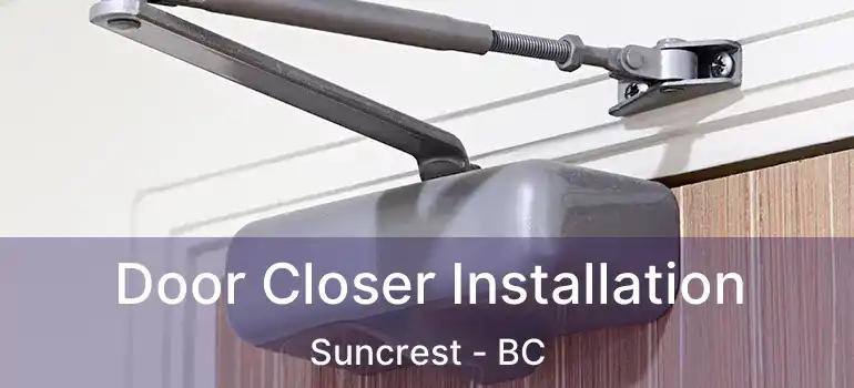 Door Closer Installation Suncrest - BC