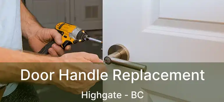 Door Handle Replacement Highgate - BC