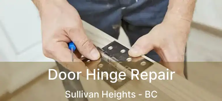  Door Hinge Repair Sullivan Heights - BC