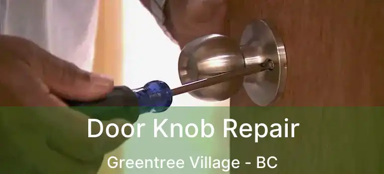  Door Knob Repair Greentree Village - BC