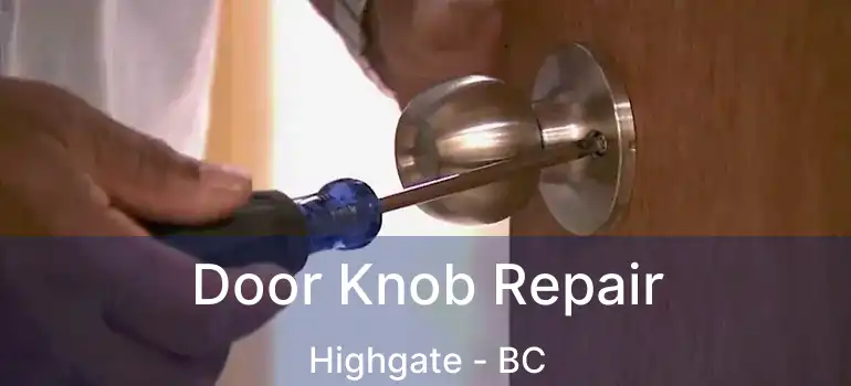  Door Knob Repair Highgate - BC
