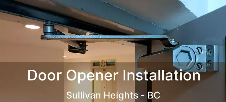  Door Opener Installation Sullivan Heights - BC