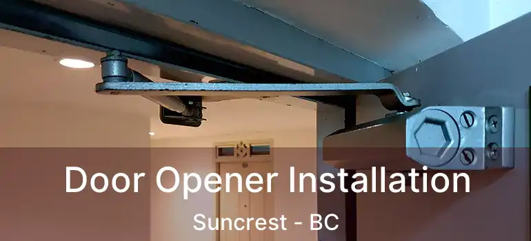  Door Opener Installation Suncrest - BC