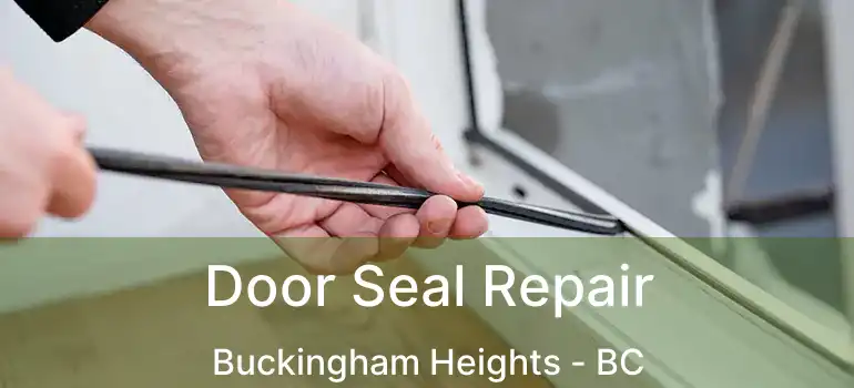 Door Seal Repair Buckingham Heights - BC