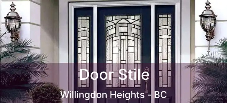  Door Stile Willingdon Heights - BC