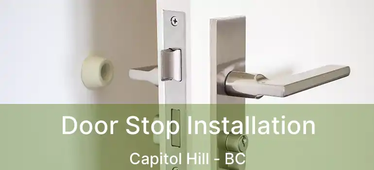  Door Stop Installation Capitol Hill - BC