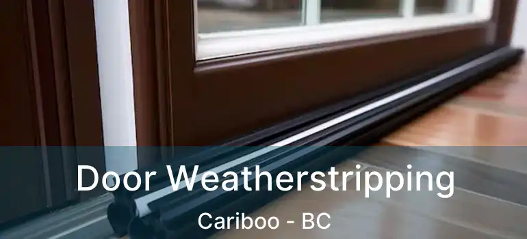  Door Weatherstripping Cariboo - BC