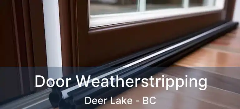  Door Weatherstripping Deer Lake - BC