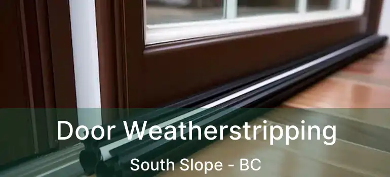  Door Weatherstripping South Slope - BC