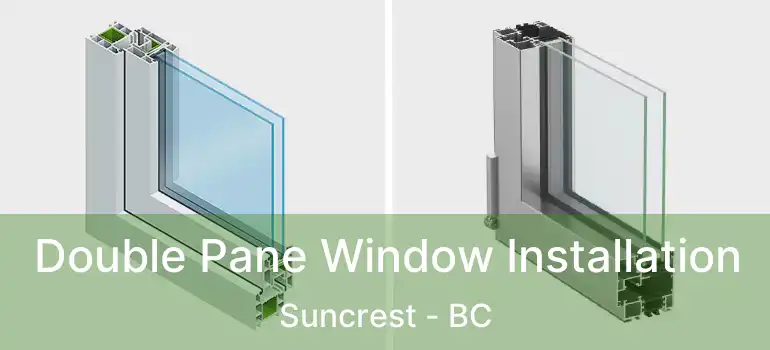 Double Pane Window Installation Suncrest - BC