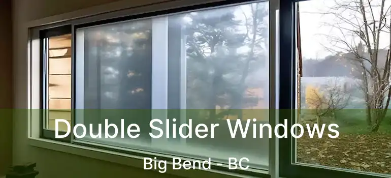  Double Slider Windows Big Bend - BC