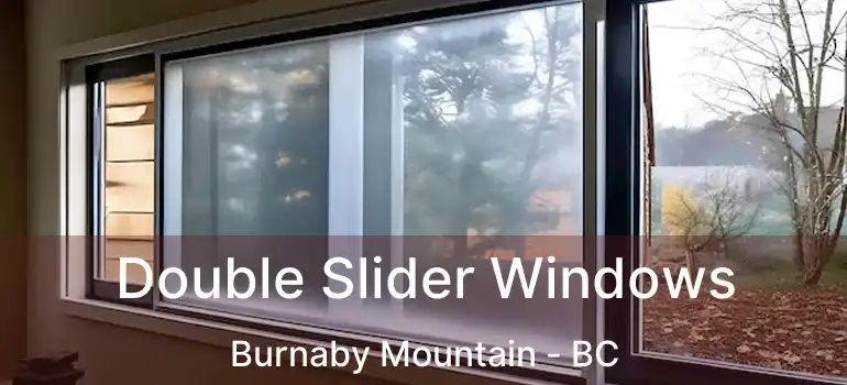  Double Slider Windows Burnaby Mountain - BC