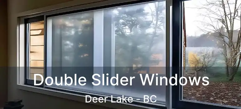  Double Slider Windows Deer Lake - BC