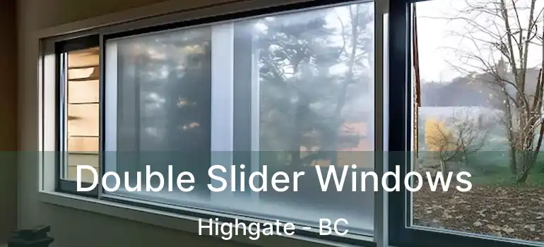  Double Slider Windows Highgate - BC