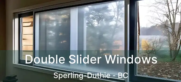  Double Slider Windows Sperling-Duthie - BC