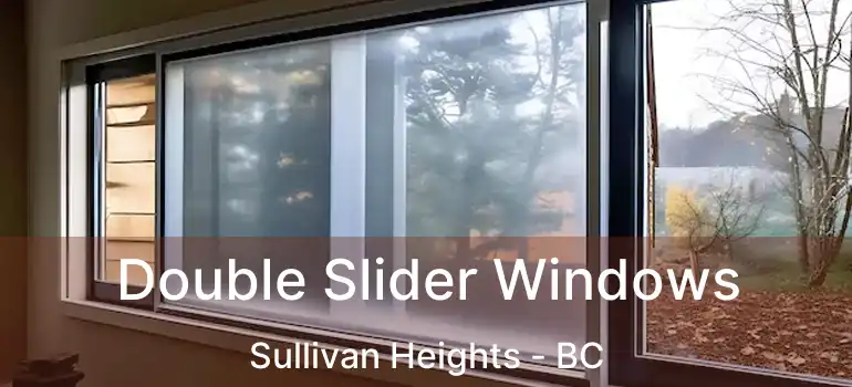  Double Slider Windows Sullivan Heights - BC