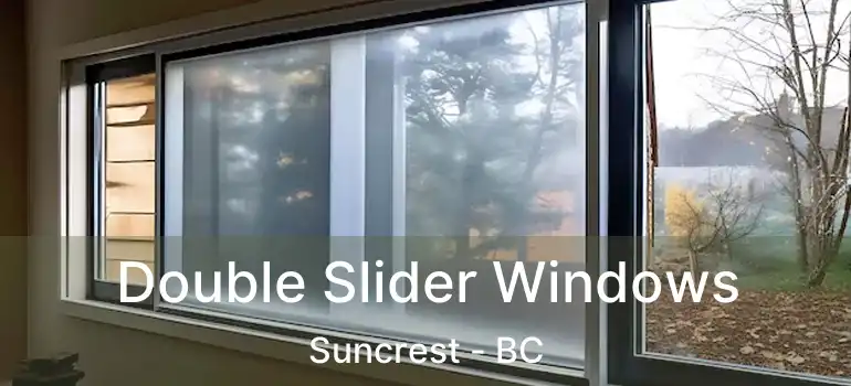  Double Slider Windows Suncrest - BC
