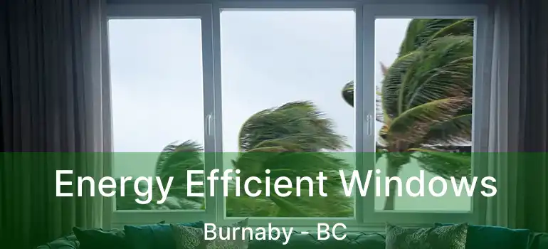  Energy Efficient Windows Burnaby - BC