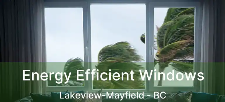  Energy Efficient Windows Lakeview-Mayfield - BC