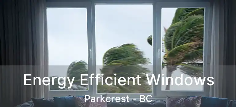  Energy Efficient Windows Parkcrest - BC