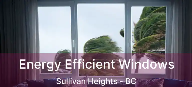  Energy Efficient Windows Sullivan Heights - BC